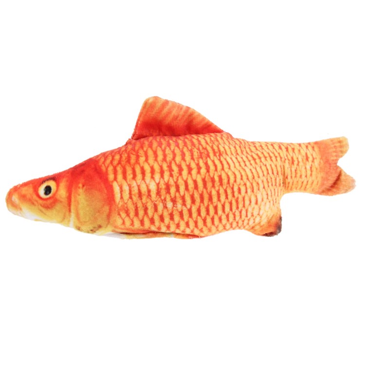 Kitty Treat Simulated Animal Fish Cat Catnip Mint Fish Toys for Kitty - M / Red Fish-1