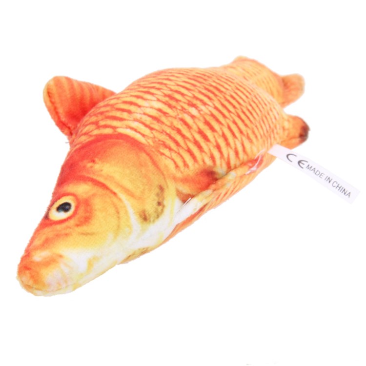 Kitty Treat Simulated Animal Fish Cat Catnip Mint Fish Toys for Kitty - M / Red Fish-3