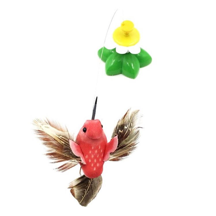 Electric Active Cute Interactive Cat Toy Pet's Toy Tease Stick Cat Catcher - Bird-1