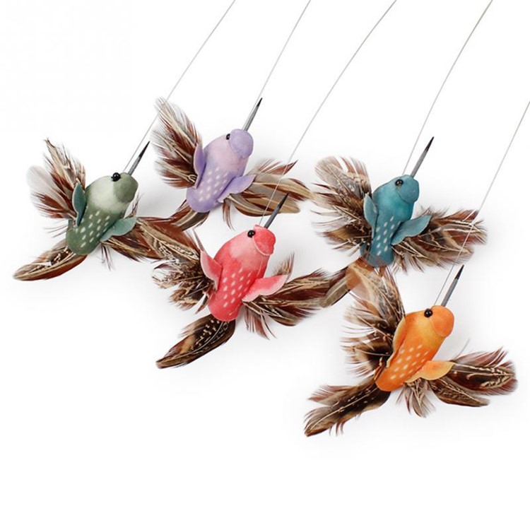 Electric Active Cute Interactive Cat Toy Pet's Toy Tease Stick Cat Catcher - Bird-2