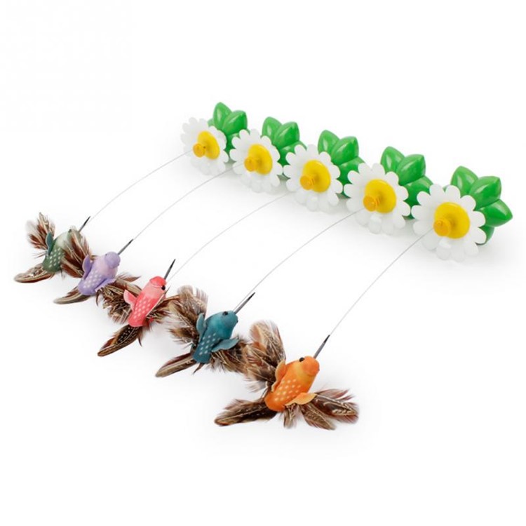 Electric Active Cute Interactive Cat Toy Pet's Toy Tease Stick Cat Catcher - Bird-3