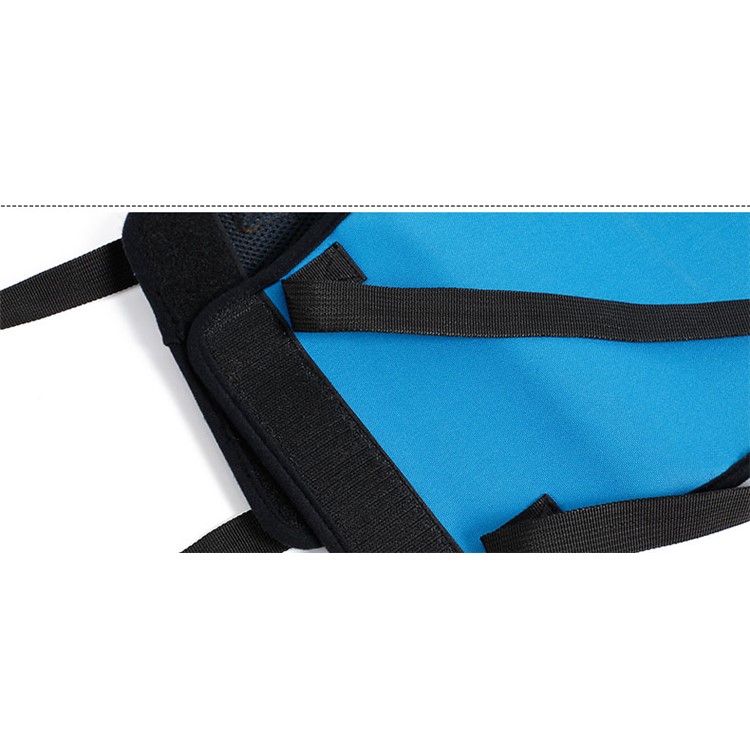 Canine Aid Dog Lift Harness with Handle Rehabilitation Harness Dog Walking Auxiliary Strap - Blue / Size: S-8