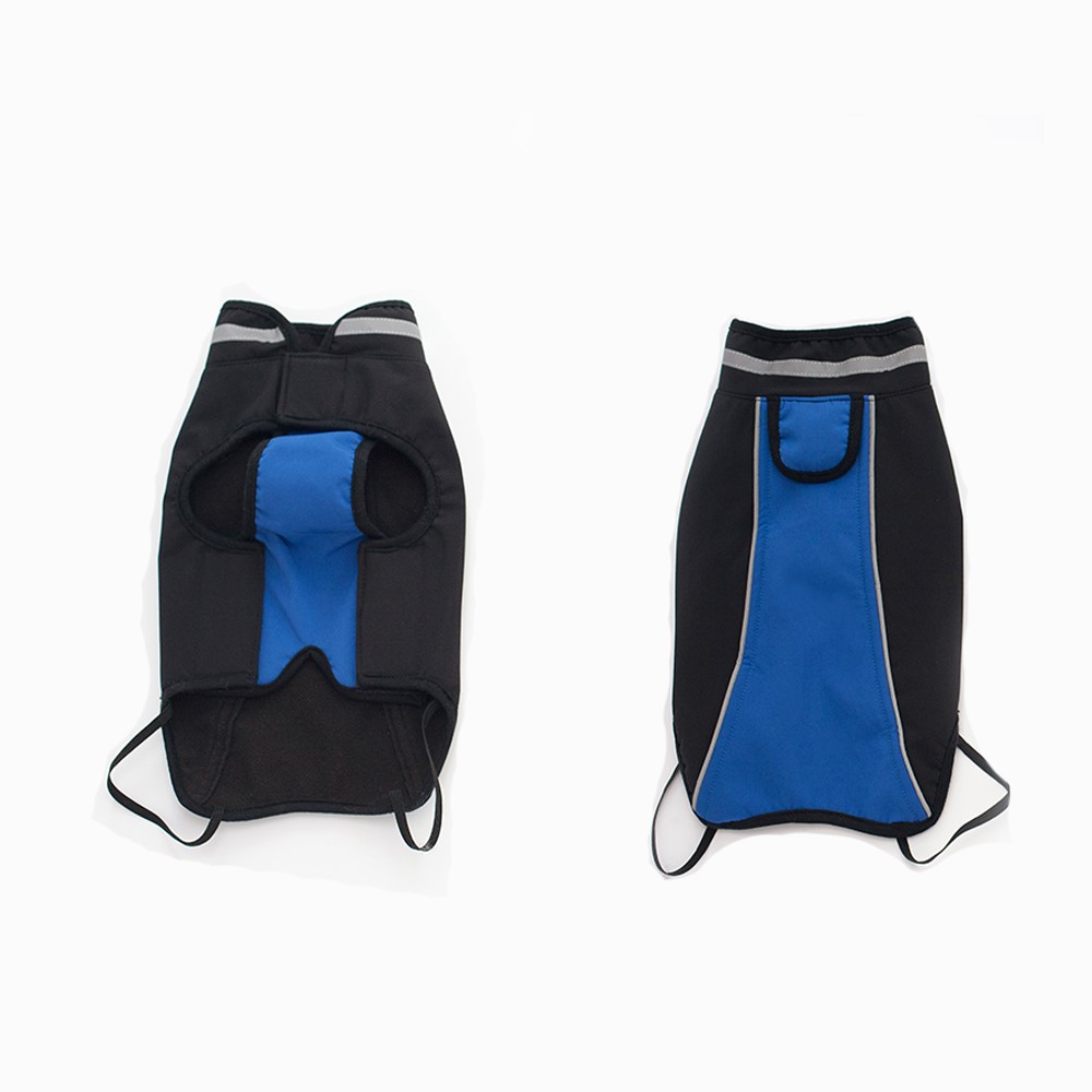 Waterproof Soft Diving Fabrics Dog Jacket Pet Dog Vest Coat - Blue / Size: XXL-2