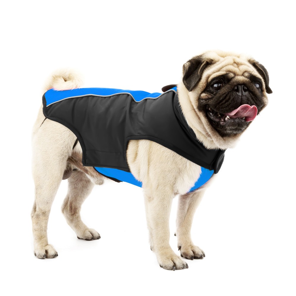 Waterproof Diving Fabrics Sports Dog Jacket Pet Dog Vest Coat - Blue / Size: XXXXXL-1