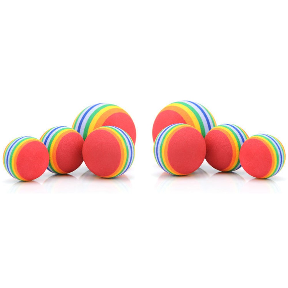 5Pcs/Set Colorized Rainbow Pet Chewing Training Ball Puppy Ball Toy-3