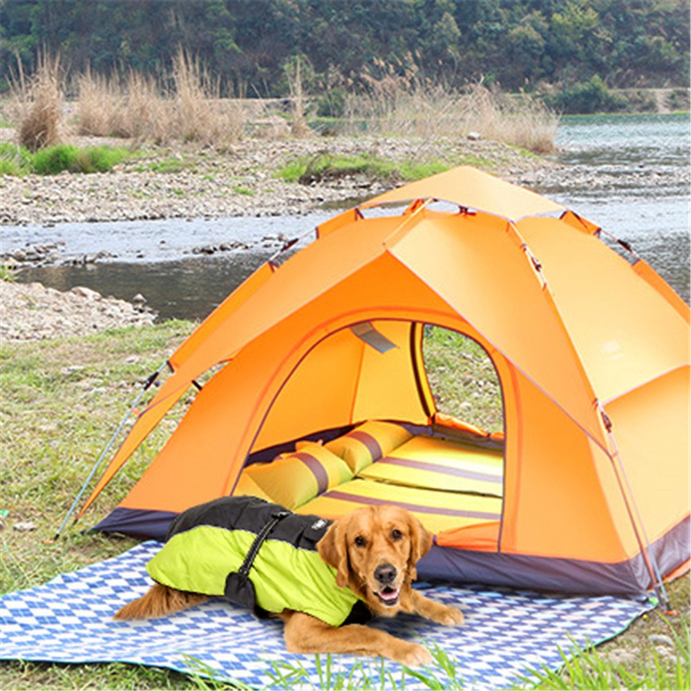 Waterproof Dog Jacket Pet Dog Warm Vest Coat - Green / Size: XXXL-9