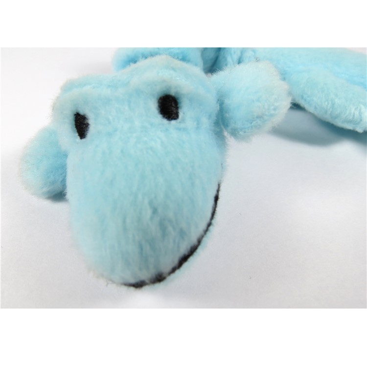 Lovely Plush Gecko Shaped Sound Toys Resistance To Bite Funny Toy for Pet Dog Play - Blue-1