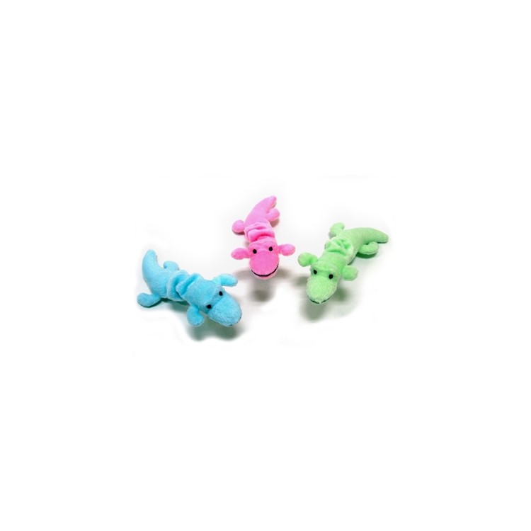 Lovely Plush Gecko Shaped Sound Toys Resistance To Bite Funny Toy for Pet Dog Play - Blue-2