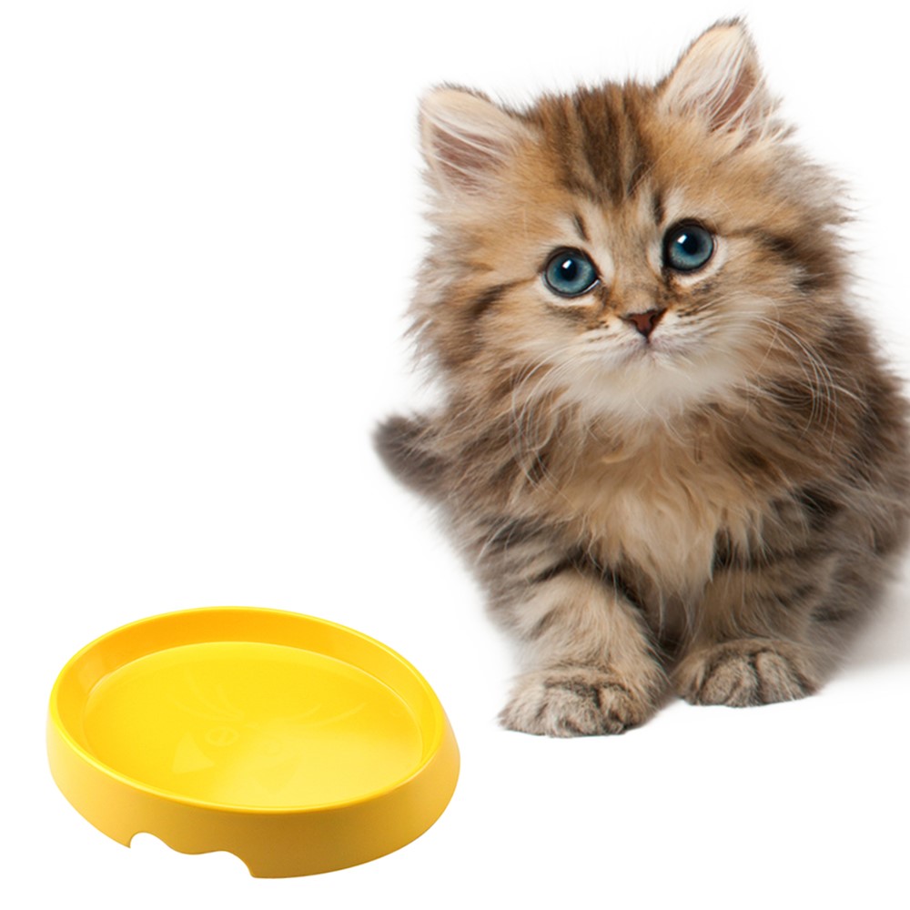 SPICE PAWS Pet Bowl Widen Anti-slip Non-tip Rubber Cat Dog Kitten Puppy Food Water Feeder Bowl - Pink-3