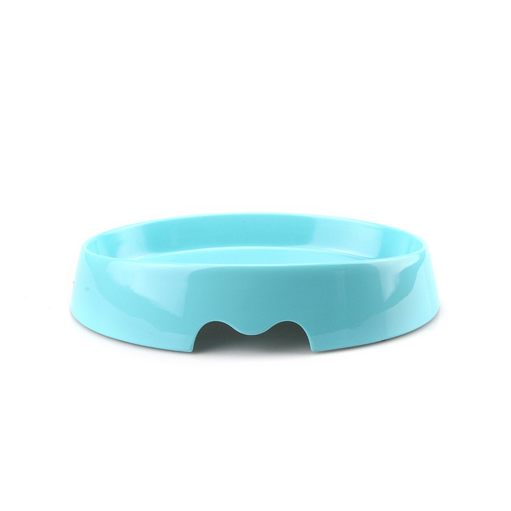 SPICE PAWS Pet Bowl Anti-slip Non-tip Rubber Cat Dog Kitten Puppy Food Water Feeder Dish - Blue-2