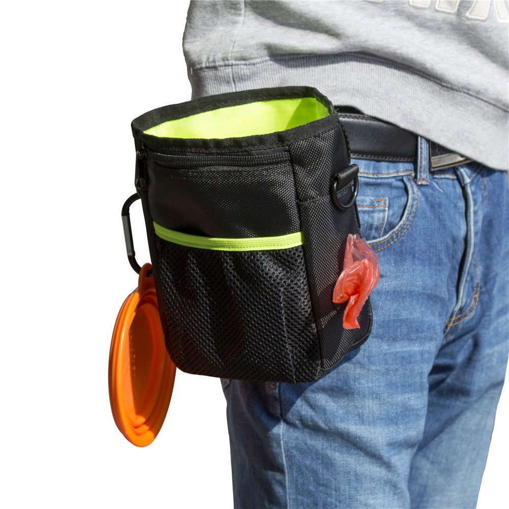 Outdoor Pet Dog Training Waterproof Pouch Bag with Waste Bags Dispenser-8