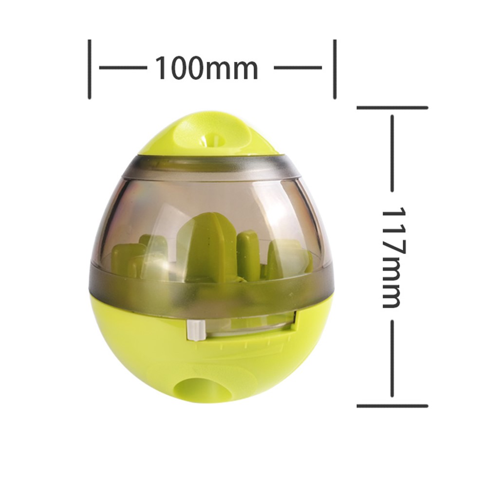 Tumbler Shape Pet Dog Chew Toy Leaky Food Ball Food Dispensing Ball - Green-5