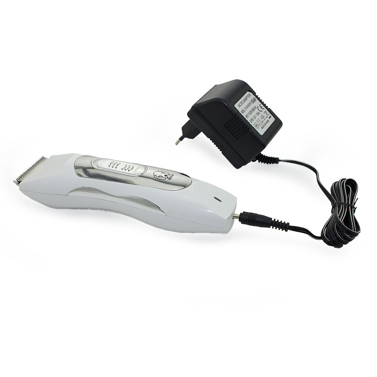BZ-805 Professional Rechargeable Pet Hair Clipper with Grooming Kit - White / EU Plug-4