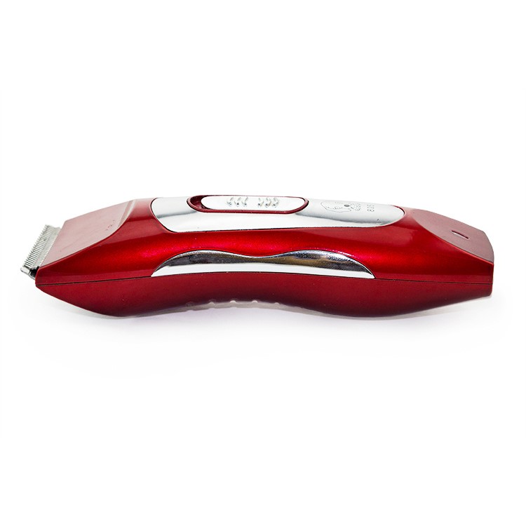 BZ-805 Wireless Rechargeable Pet Clipper Hair Grooming Kit - Red / EU Plug-4