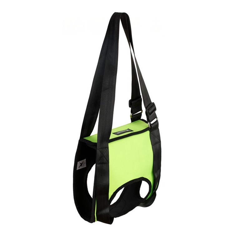 Dog Lift Support Harness Rehabilitation Pet Lifting Sling - Size: L / Green-2