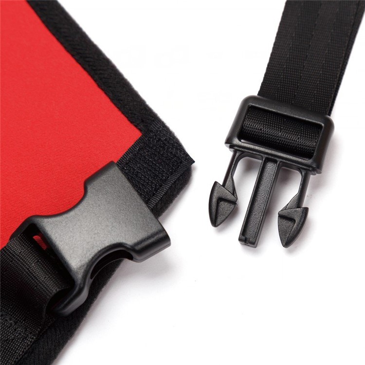 Dog Lift Support Harness with Handle Aid Auxiliary Belt Rehabilitation Carrier Assist Sling for Elderly Sick Pet - Size: M / Red-4