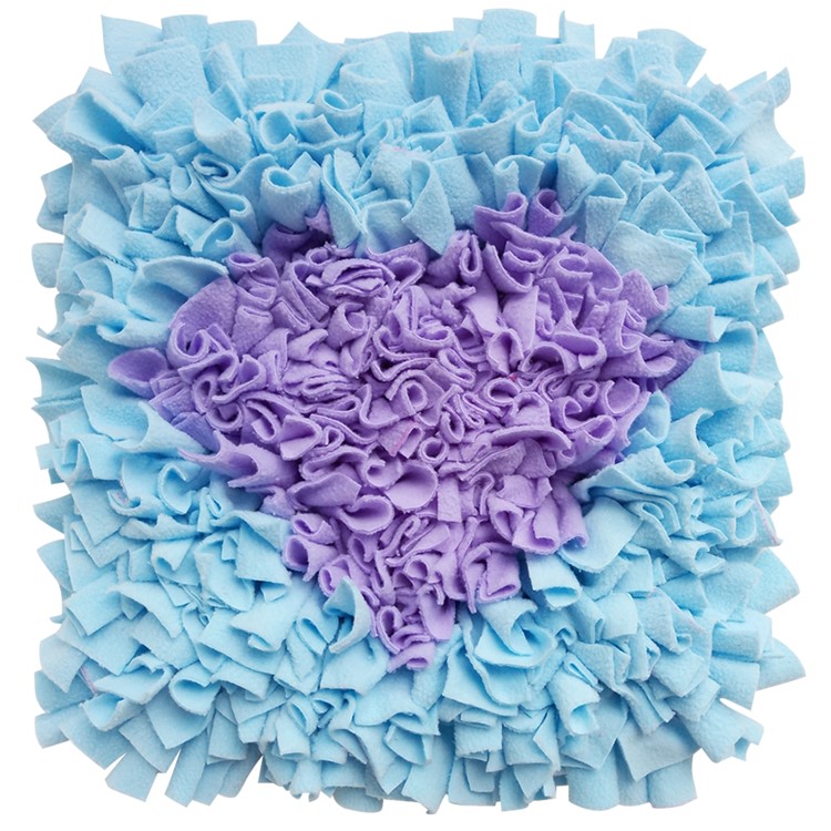 Creative Woven Sniffing Mat for Dog Training Blanket Game Foraging Mats - Blue / Purple-1