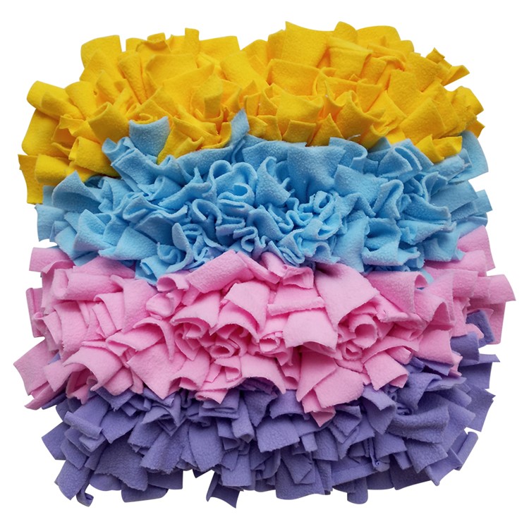 Creative Soft Woven Dog Sniffing Mat for Pet Training Blanket Game Foraging Mats - Four Lines-1