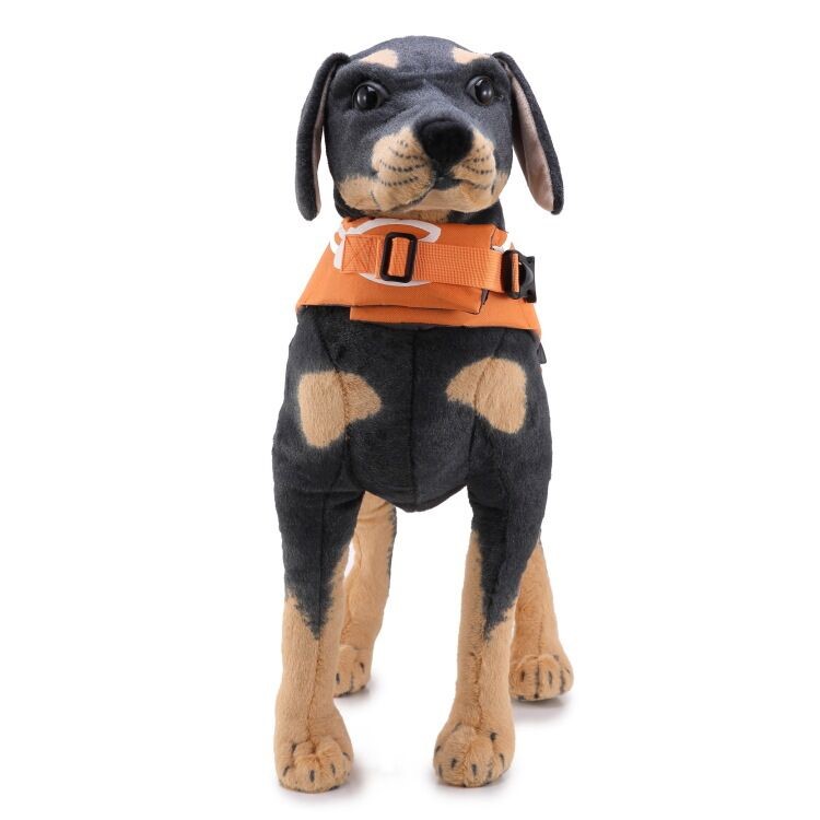 Pet Swimming Water Sports Protection Bathing Suit Life Vest Clothing Life Jacket for Dog Safety - Size: S / Orange-13