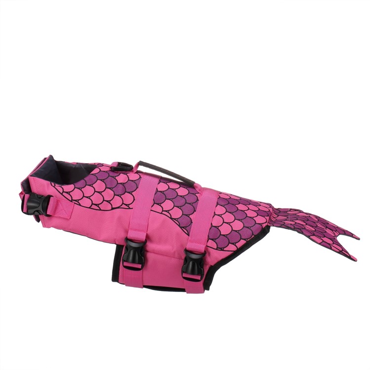 Water Sports Swimming Protection Bathing Suit Life Jacket for Pet Dog Safety - Size: S / Rose-2