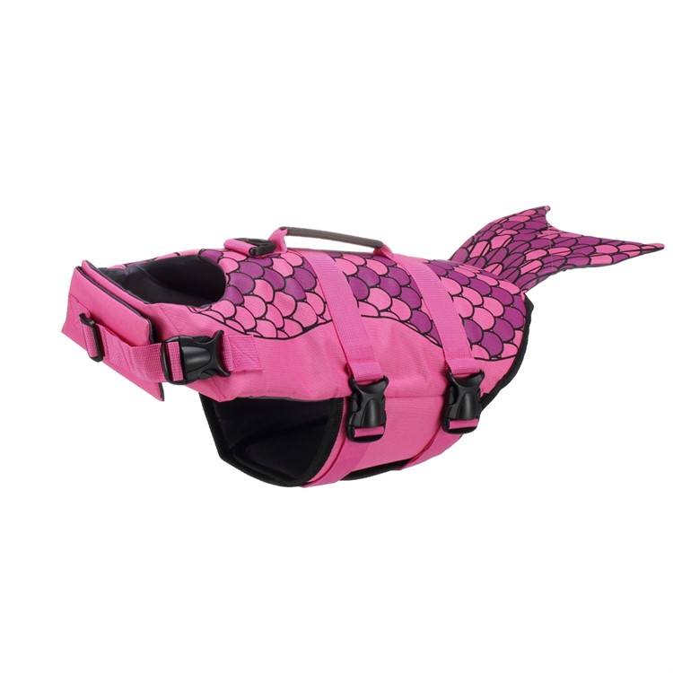 Water Sports Swimming Protection Bathing Suit Life Jacket for Pet Dog Safety - Size: S / Rose-4