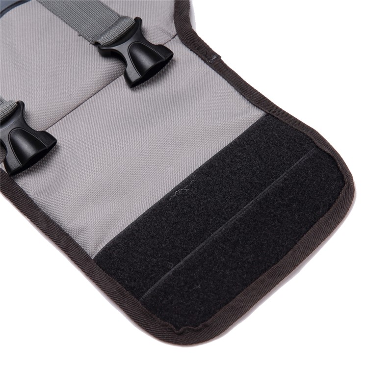 Pet Water Sports Protection Bathing Suit Life Vest Clothing Life Jacket for Dog Safety - Size: L / Grey-8