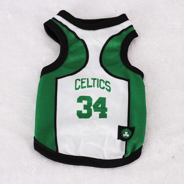 Copa Do Mundo De Futebol Jersey Respirável Primavera / Verão Coletes Coletes Sportswear Ao Ar Livre Roupas De Futebol - Tamanho M / Número Branco E Verde 34 Celtics-1