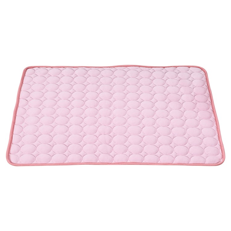 Portable Summer Cooling Ice Mat Heat Dissipation Puppy Pet Cool Pad, Size: 70 x 56cm - Pink-2