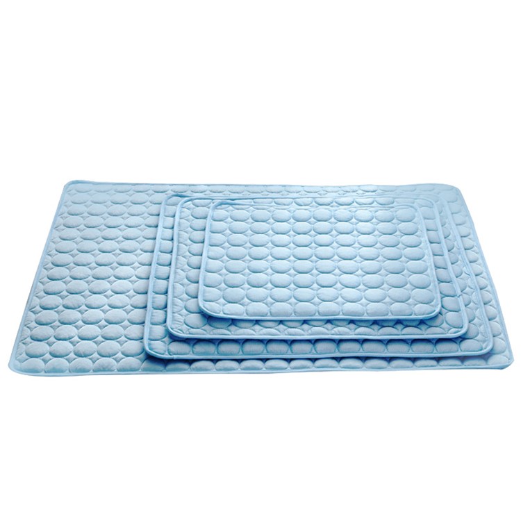Portable Heat Dissipation Puppy Pet Cool Pad Blanket , Size: 102 x 70cm - Blue-6