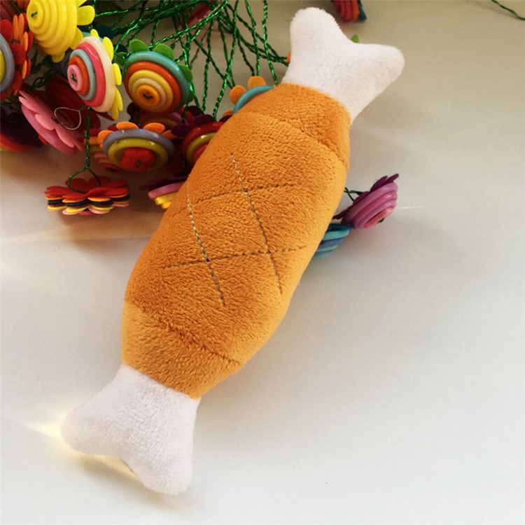 Velvet Pet Interactive Toy Sound Dog Chew Plays Toy - Bone-1