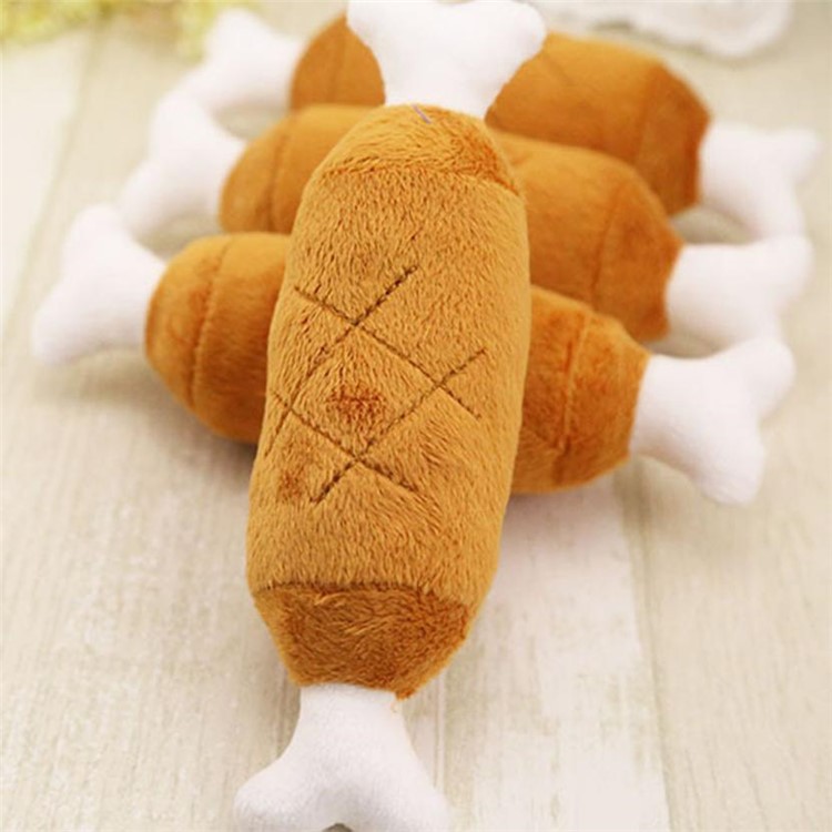 Velvet Pet Interactive Toy Sound Dog Chew Plays Toy - Bone-4
