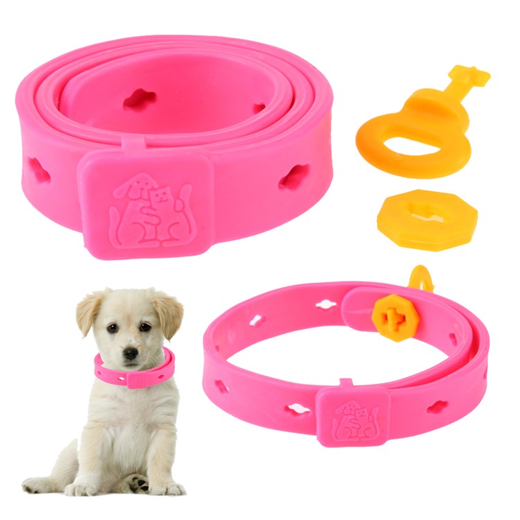 Dog Pet Flea Collar Flea Flea Circle Pet Protection Kill Lice, Total Length: 38cm-1