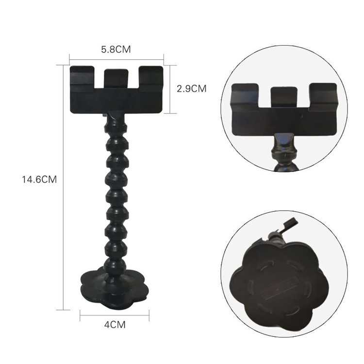 Portable Pet Selfie Stick Phone Attachment Dog Cat Take Photos Training Tool - Black-9