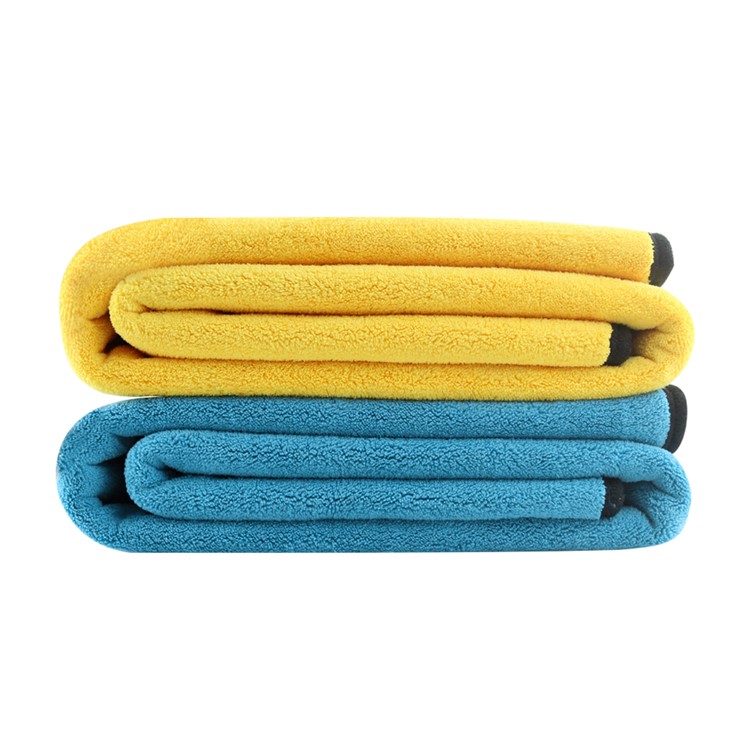 Pet Cat Bathrobe 800GSM Microfiber Quickly Absorbing Water Bath Towel - Blue-11