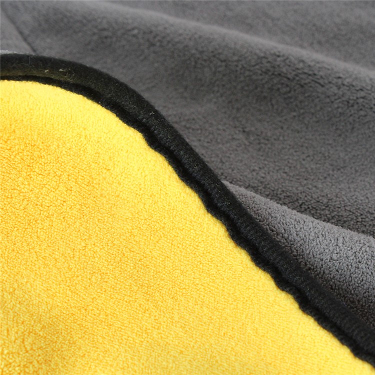 Pet Dog Washcloth 800GSM Microfiber Quickly Absorbing Water Bath Towel - Yellow-6
