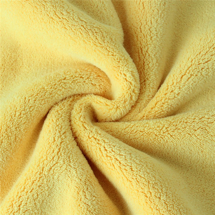 Pet Dog Washcloth 800GSM Microfiber Quickly Absorbing Water Bath Towel - Yellow-8