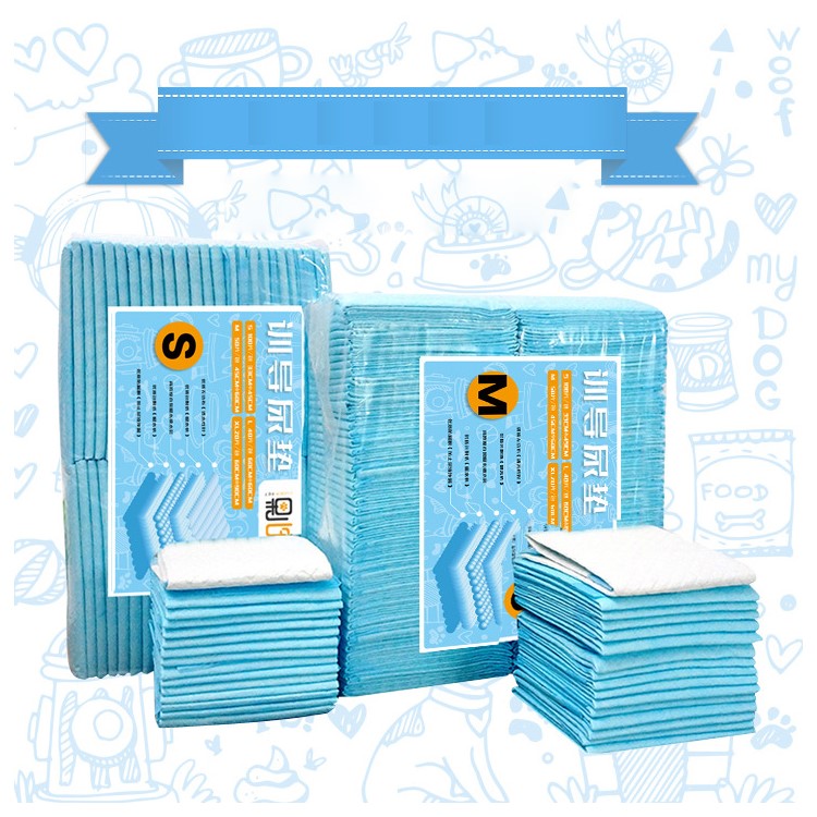 40Pcs/Set Pets Dogs Indoor Toilet Training Pads Quick Water Absorbent Disposable Non-Woven Fabric Mats - Size: L (60x60cm)-2
