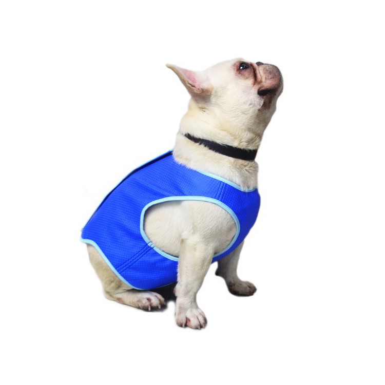 Pet Cooling Clothes PVA Dog Summer Cooling Harness - Blue / M-1
