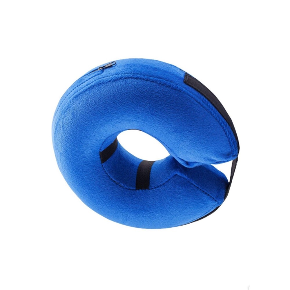 Anti-biting Protective Collar Pet Dog Cat Inflatable Comfortable E-Collar - Size: L-5
