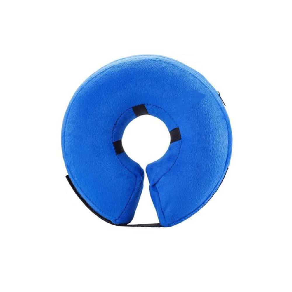 Anti-biting Protective Collar Pet Dog Cat Inflatable Comfortable E-Collar - Size: L-6