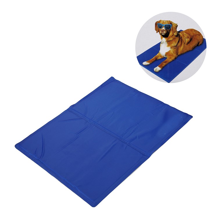 Non-Toxic Pet Cooling Gel Pad for Puppies and Cats, Size: M (50 x 65cm) - Blue-1