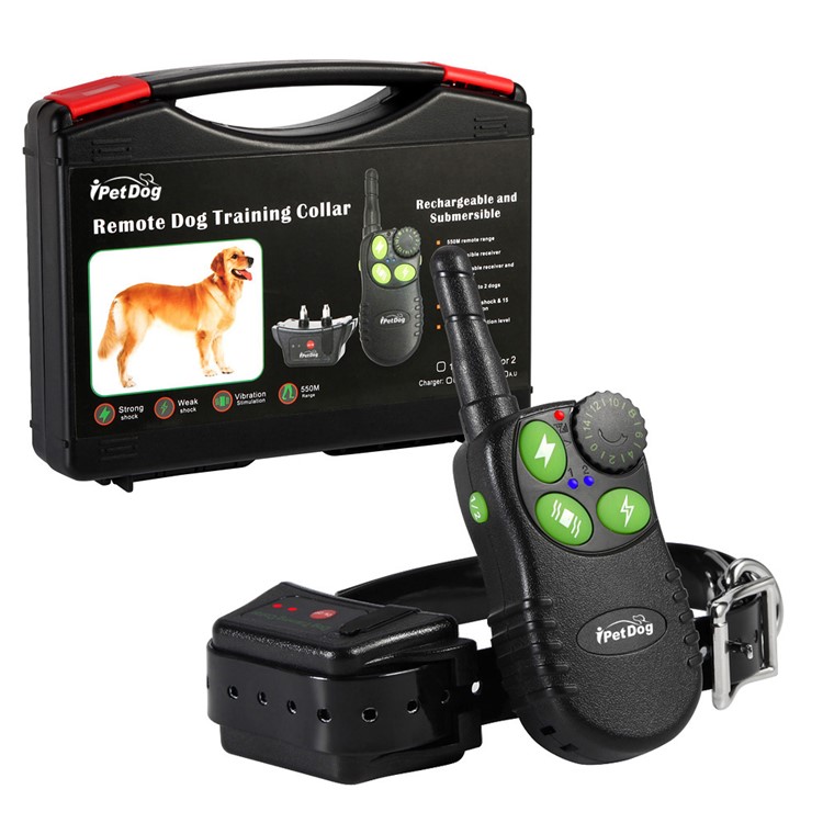 IT828 550m Electronic Dog Training Collar with Remote Shock Collar Expandable to 2 Dogs - EU Plug-7