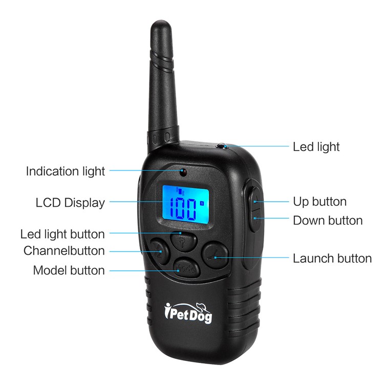 iT798 300 Meters Electric Dog Training Collar Rechargeable and Waterproof - EU Plug-3