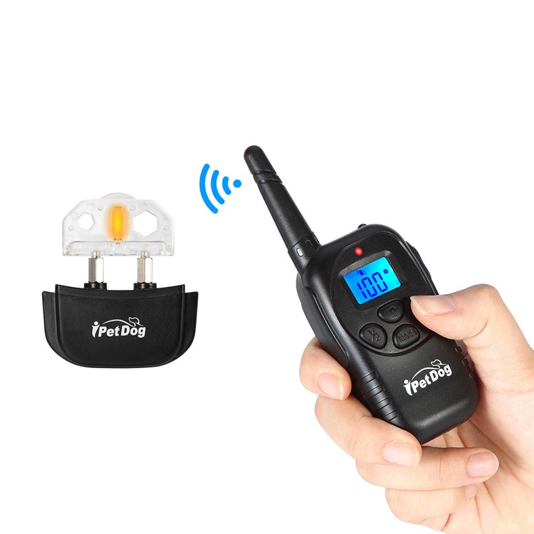 IT498 Waterproof Rechargeable Dog Training Collar with Remote Controller for 2 Dogs - EU Plug-6