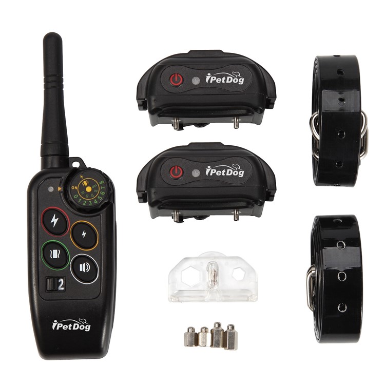 IT686 Dog Training Collar with Beep Vibrating Shock Function - EU Plug-1