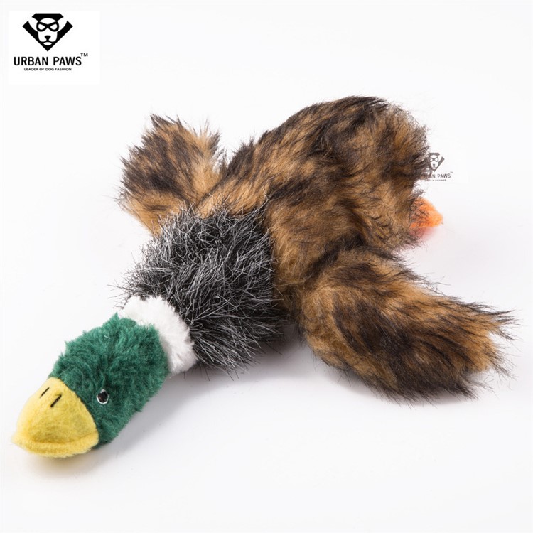 Pet Mallard Duck Dog Toy Plush Puppy Dog Toy for Small Medium Dogs-1