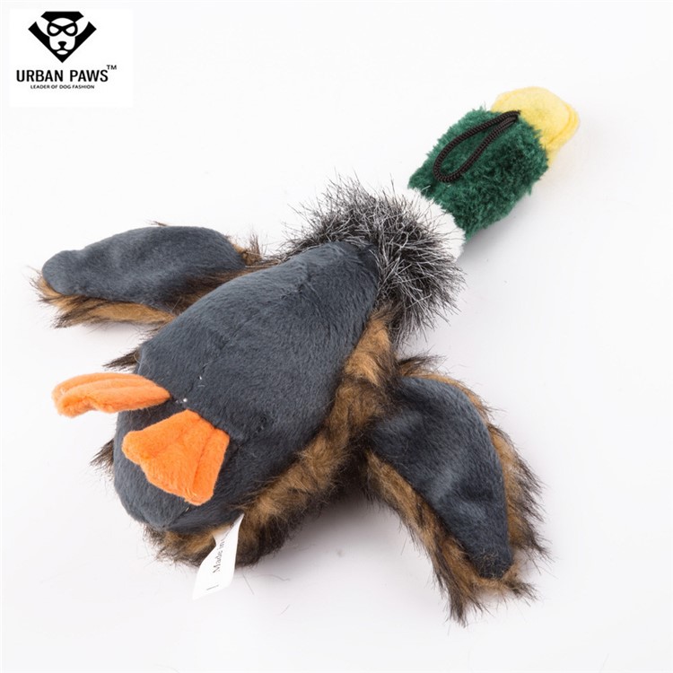 Pet Mallard Duck Dog Toy Plush Puppy Dog Toy for Small Medium Dogs-2