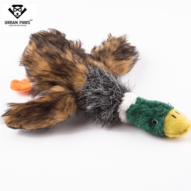Pet Mallard Duck Dog Toy Plush Puppy Dog Toy for Small Medium Dogs-3