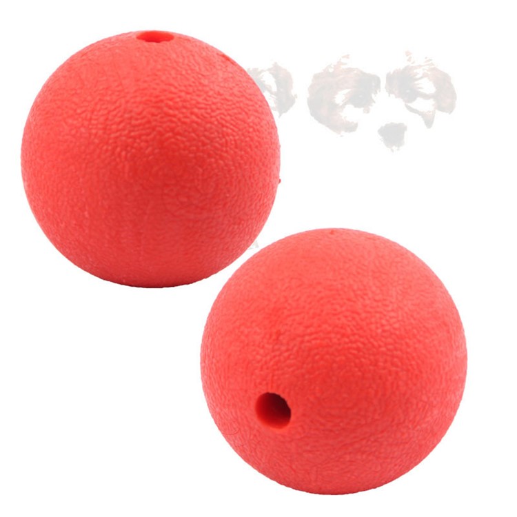 Pet Chewing Training Solid Rubber Ball Puppy Ball Toy with Rope, Diameter: 5CM-3