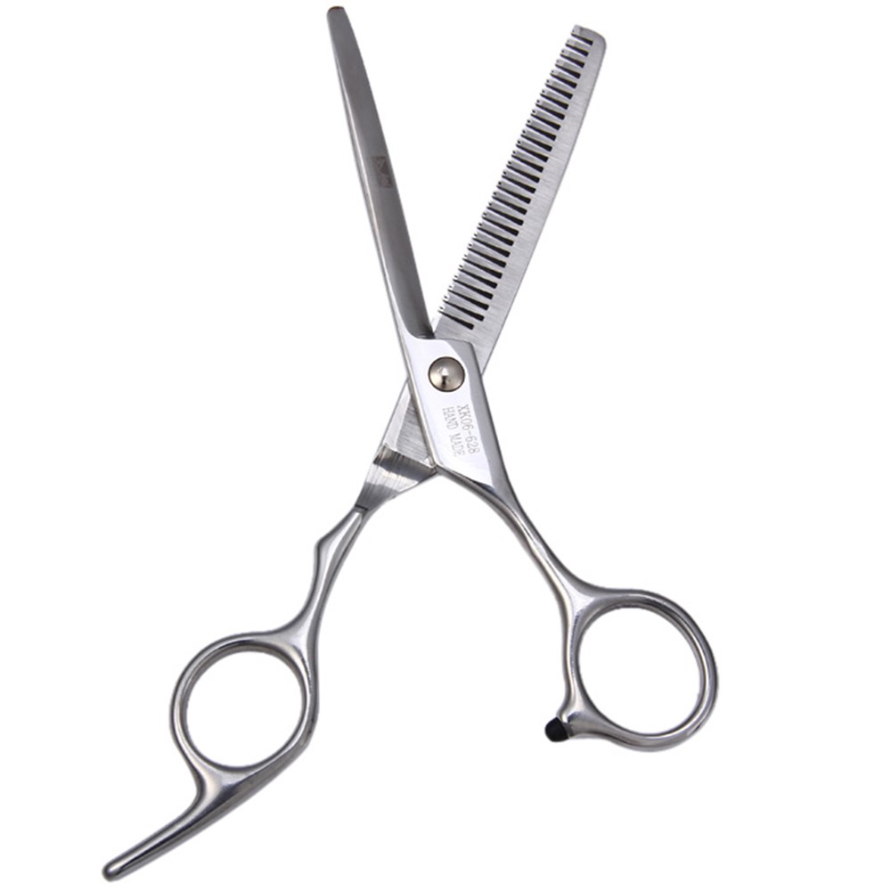 Professional Haircut Barber Thinning Shear - Silver-4